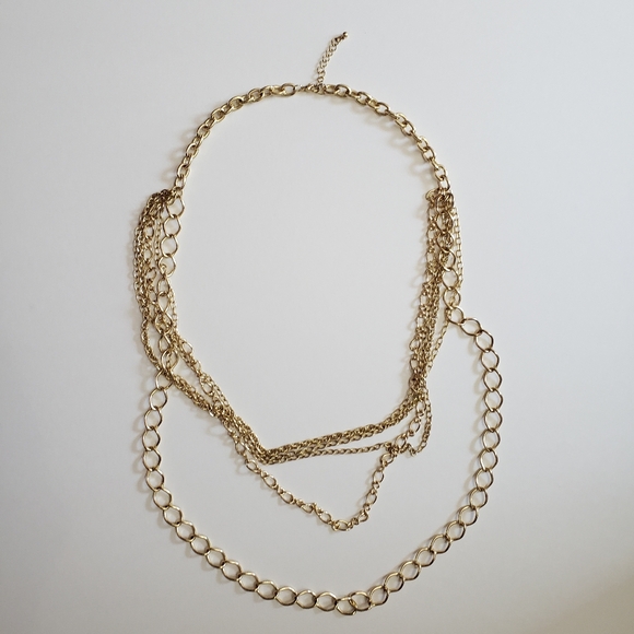 Gold Layered Necklace - Picture 2 of 8